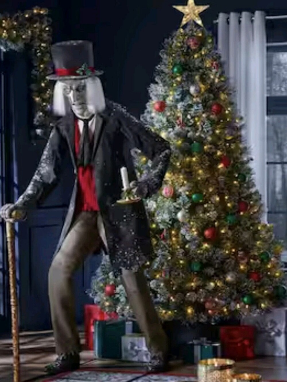 6ft Animatronic Scrooge Decoration
